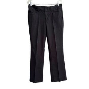 GAP Curvy Ankle Pants Cotton Spandex Straight Black Size 4